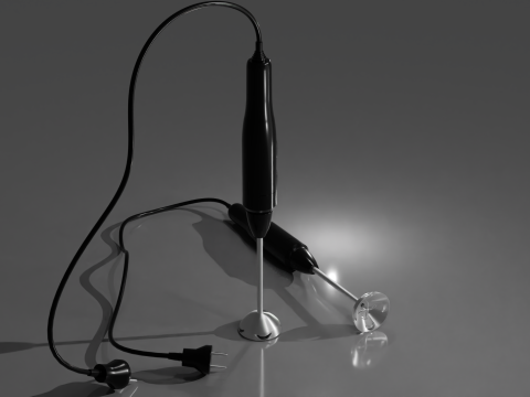 手持式搅拌机 3D 模型