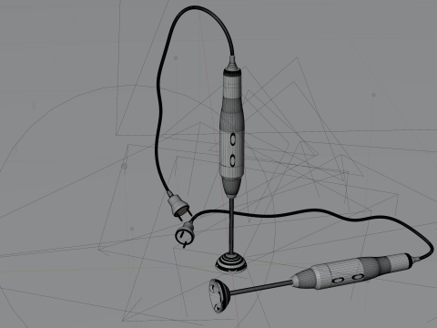 手持式搅拌机 3D 模型