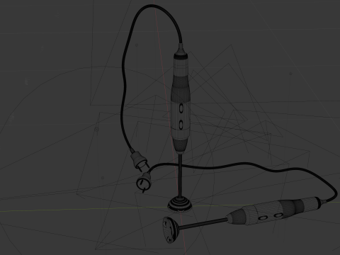 手持式搅拌机 3D 模型