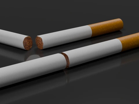 Rokok Rusak Tak Terpakai Model 3D