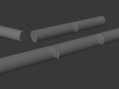 अप्रयुक्त सिगरेट टूटी हुई 3D मॉडल