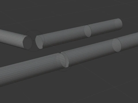 Cigarette Unused Broken 3D Model