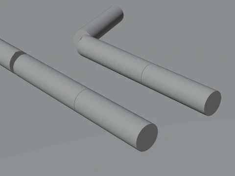 Cigarette Unused Broken 3D Model