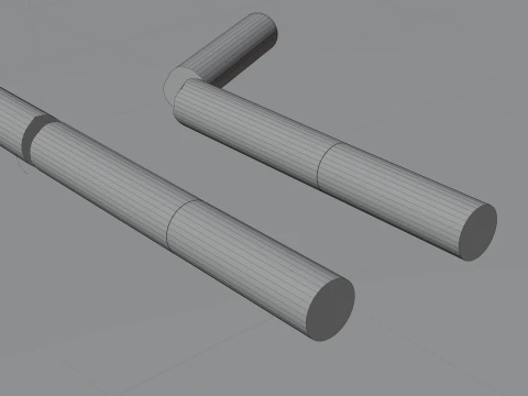 Cigarette Unused Broken 3D Model