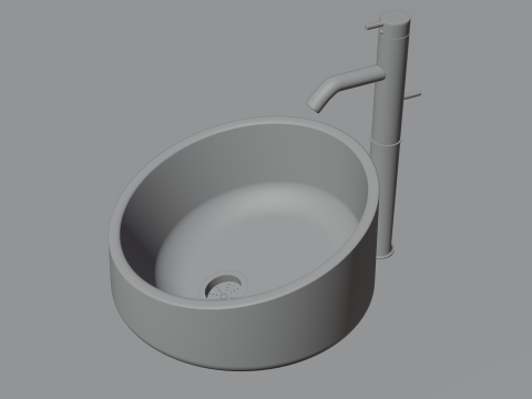 चिलमची 3D मॉडल