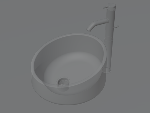 चिलमची 3D मॉडल