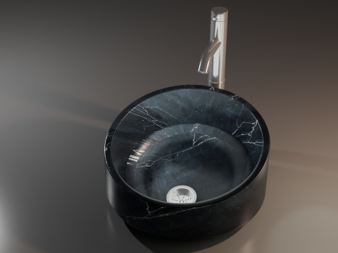 चिलमची 3D मॉडल