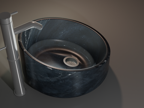 चिलमची 3D मॉडल