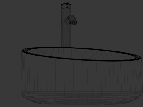 चिलमची 3D मॉडल