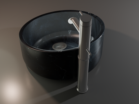 चिलमची 3D मॉडल