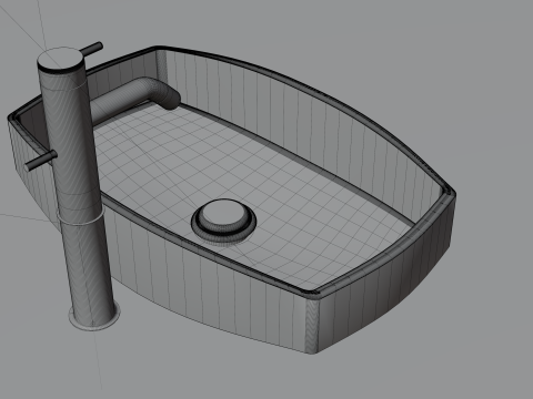 चिलमची 3D मॉडल