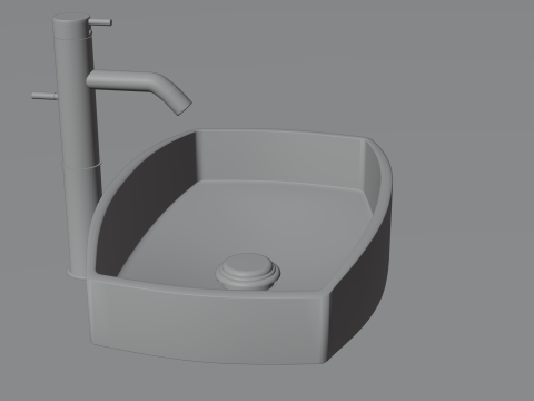 चिलमची 3D मॉडल