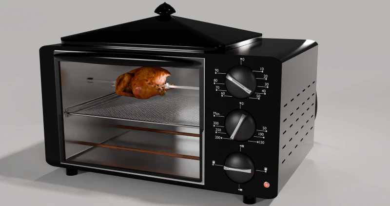 Oven 3D Model .c4d .max .obj .3ds .fbx .stl .blend 