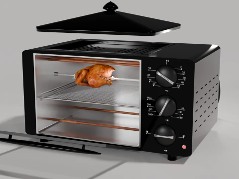Oven 3D Model