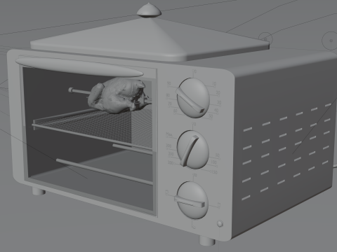 Oven 3D Model
