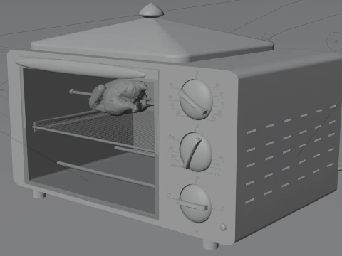 Oven 3D Model