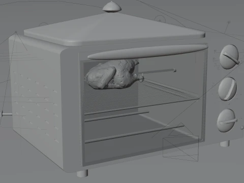 Oven 3D Model