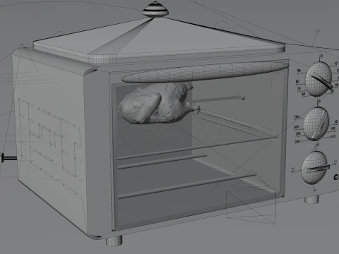 Oven 3D Model