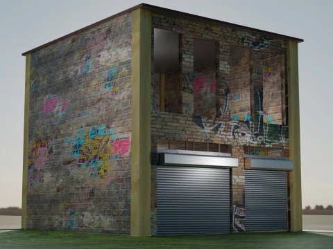 Vecchio edificio Modello 3D