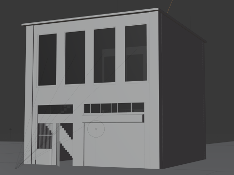 Pr&eacute;dio Antigo Modelo 3D