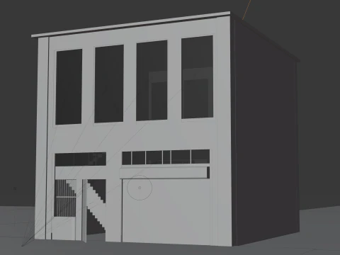 Old Building 3D Model