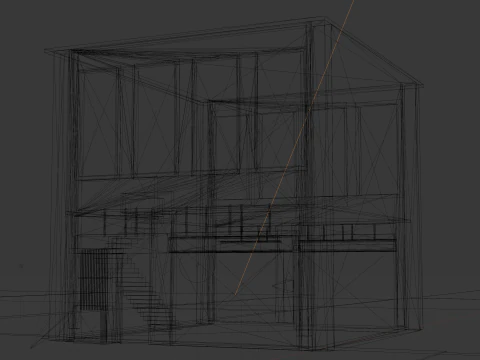 Old Building 3D Model