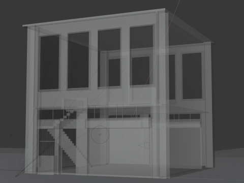 Pr&eacute;dio Antigo Modelo 3D