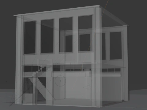 Old Building 3D Model