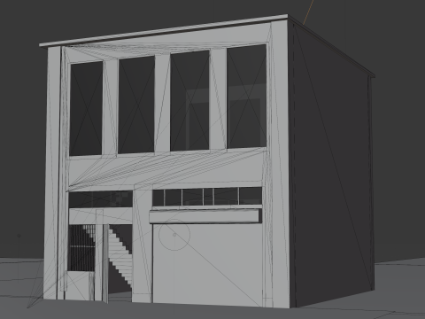 Pr&eacute;dio Antigo Modelo 3D