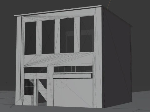 Old Building 3D Model