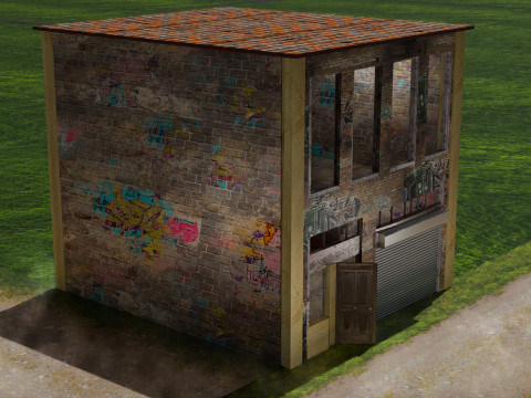 Pr&eacute;dio Antigo Modelo 3D