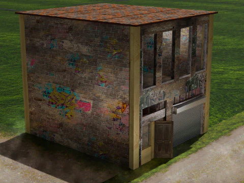 Old Building 3D Model