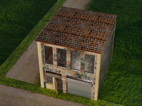 Pr&eacute;dio Antigo Modelo 3D