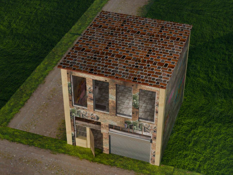Old Building 3D Model