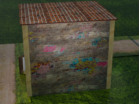 Pr&eacute;dio Antigo Modelo 3D