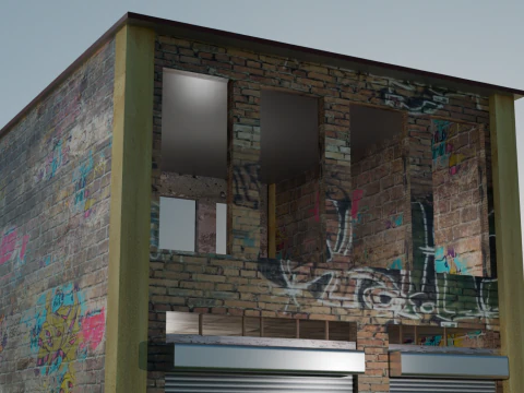 Old Building 3D Model
