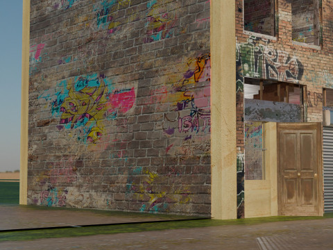 Pr&eacute;dio Antigo Modelo 3D