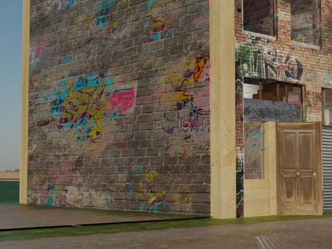 Old Building 3D Model