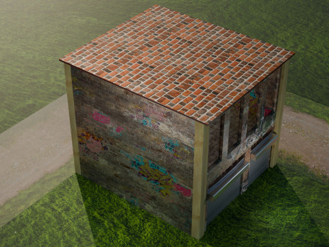 Pr&eacute;dio Antigo Modelo 3D