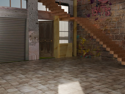 Pr&eacute;dio Antigo Modelo 3D