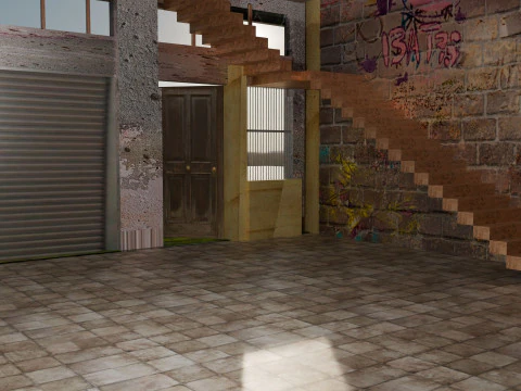 Old Building 3D Model