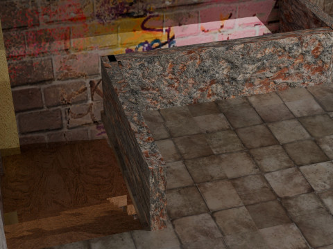 Pr&eacute;dio Antigo Modelo 3D