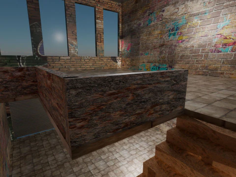 Old Building 3D Model