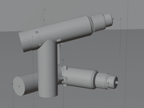 छेद करना 3D मॉडल