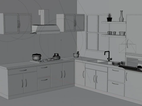 Kitchen 3D Model