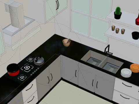 Kitchen 3D Model