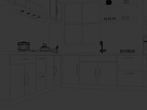 Kitchen 3D Model