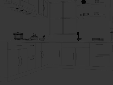 Kitchen 3D Model