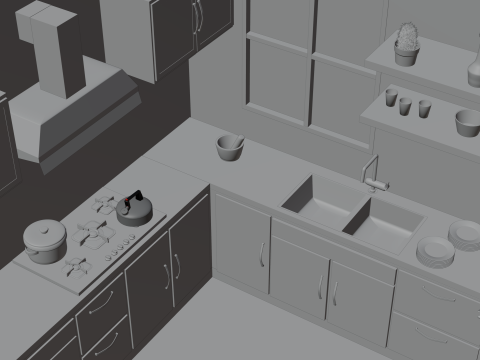 Kitchen 3D Model