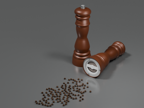 काली मिर्च का कारख़ाना 3D मॉडल